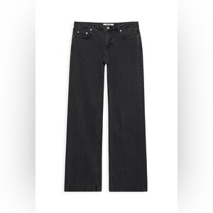 NA-KD Women's Low waist dark grey/Black Jeans -stitched for better fit